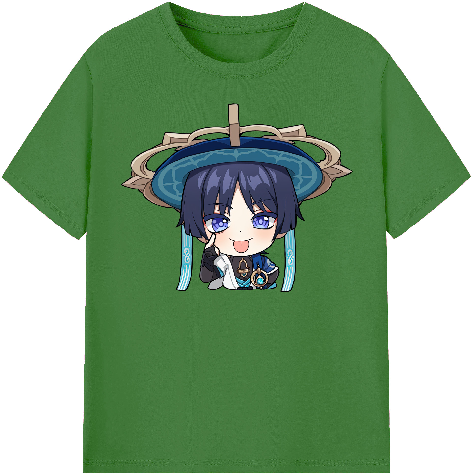 げんし神 さんペい genshin Sanpei レディースカジュアルプリントTシャツ（綿100％）